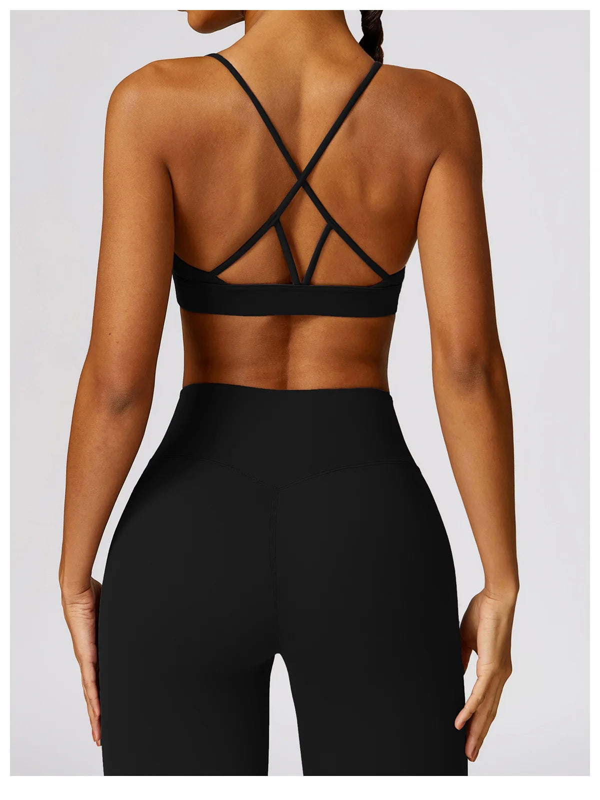 Powerfit Set: Leggings and Crisscross Back Top - Performance and Style