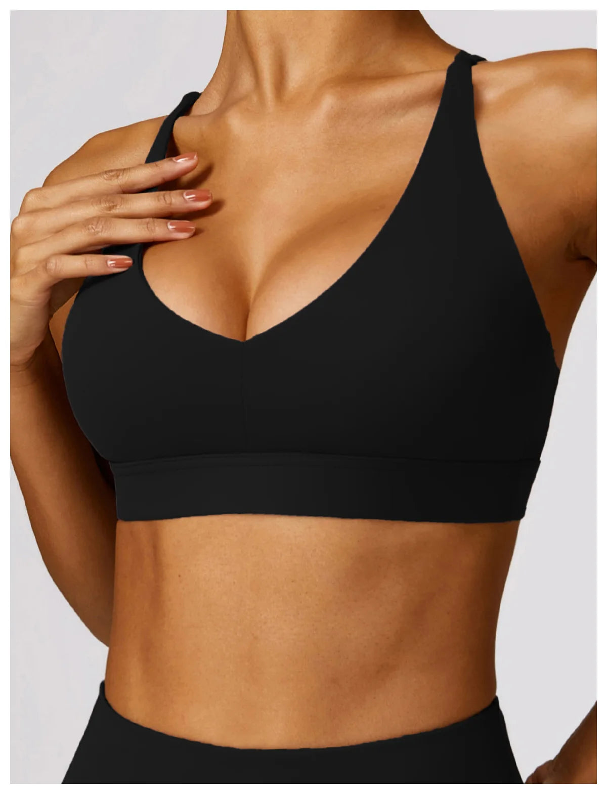 Powerfit Set: Leggings and Crisscross Back Top - Performance and Style