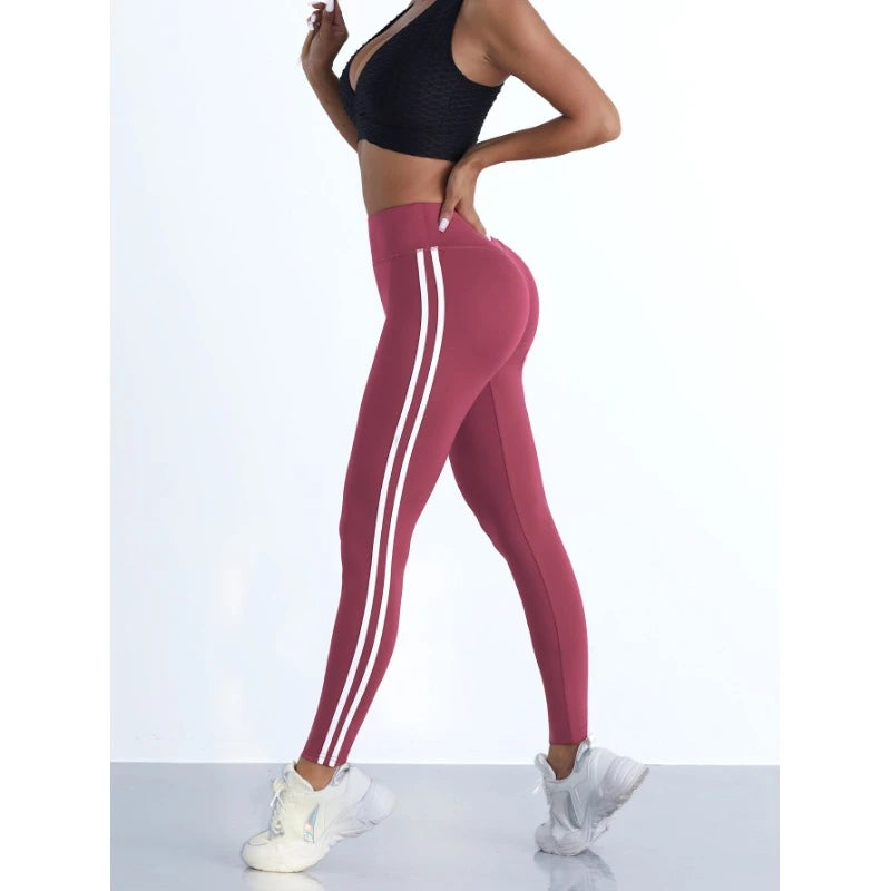Leggings with Side Stripes