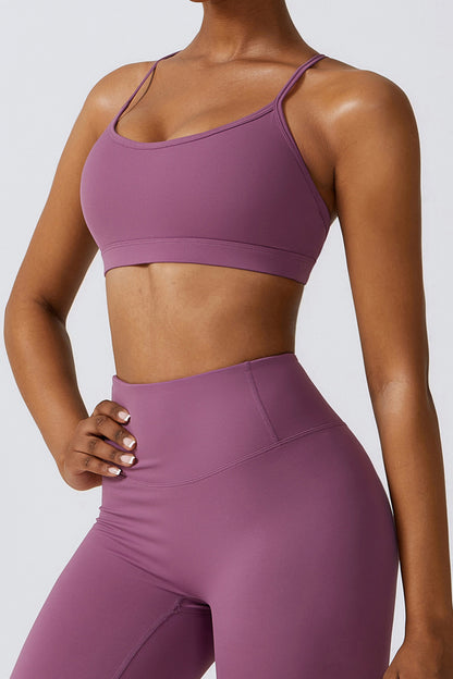 Force &amp; Flow Sports Bra Purple – Power and Movement in Every Workout