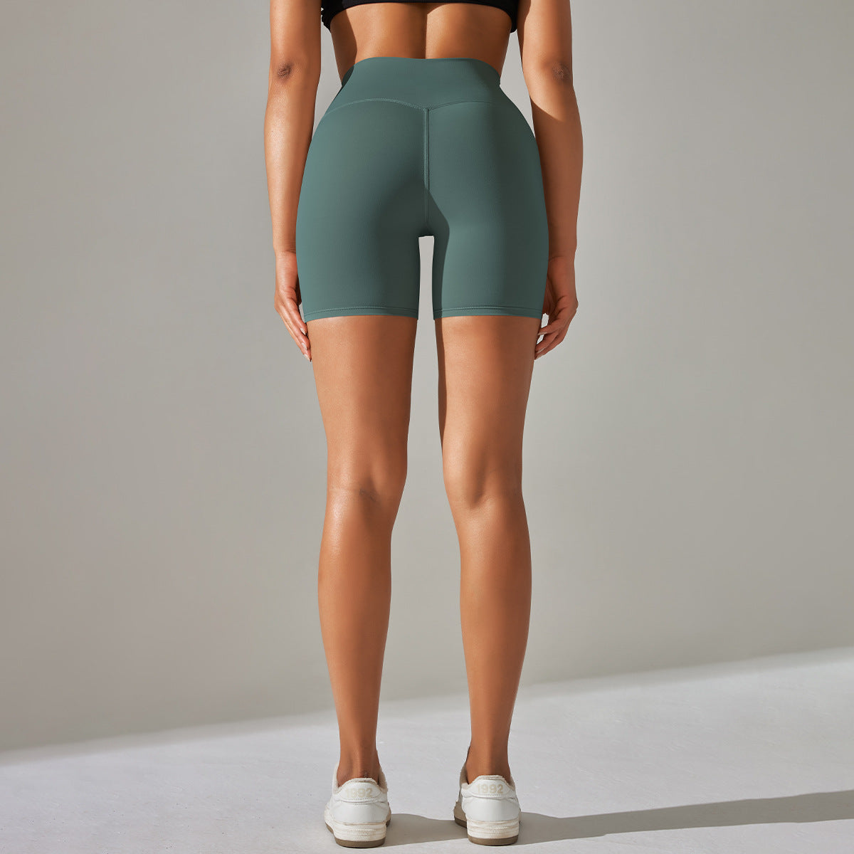 3&quot; High Waist Fitness Short - Teal Green