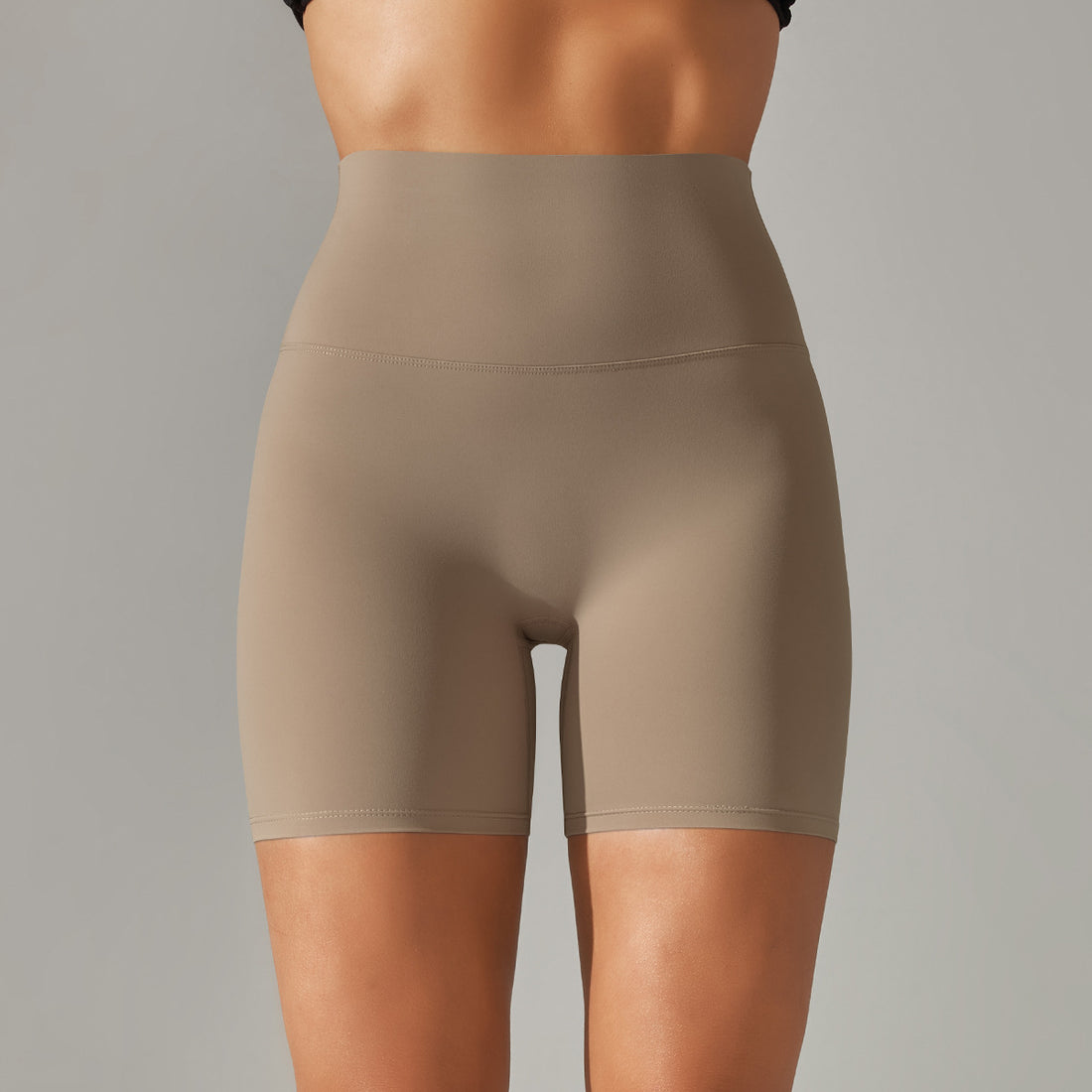 3&quot; High Waist Fitness Short - Khaki