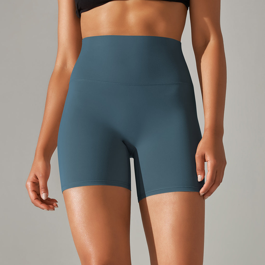 3&quot; High Waist Fitness Short - Storm Cloud