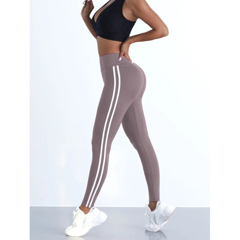 Leggings with Side Stripes