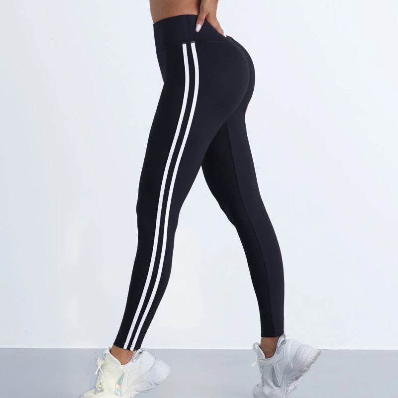 Leggings with Side Stripes