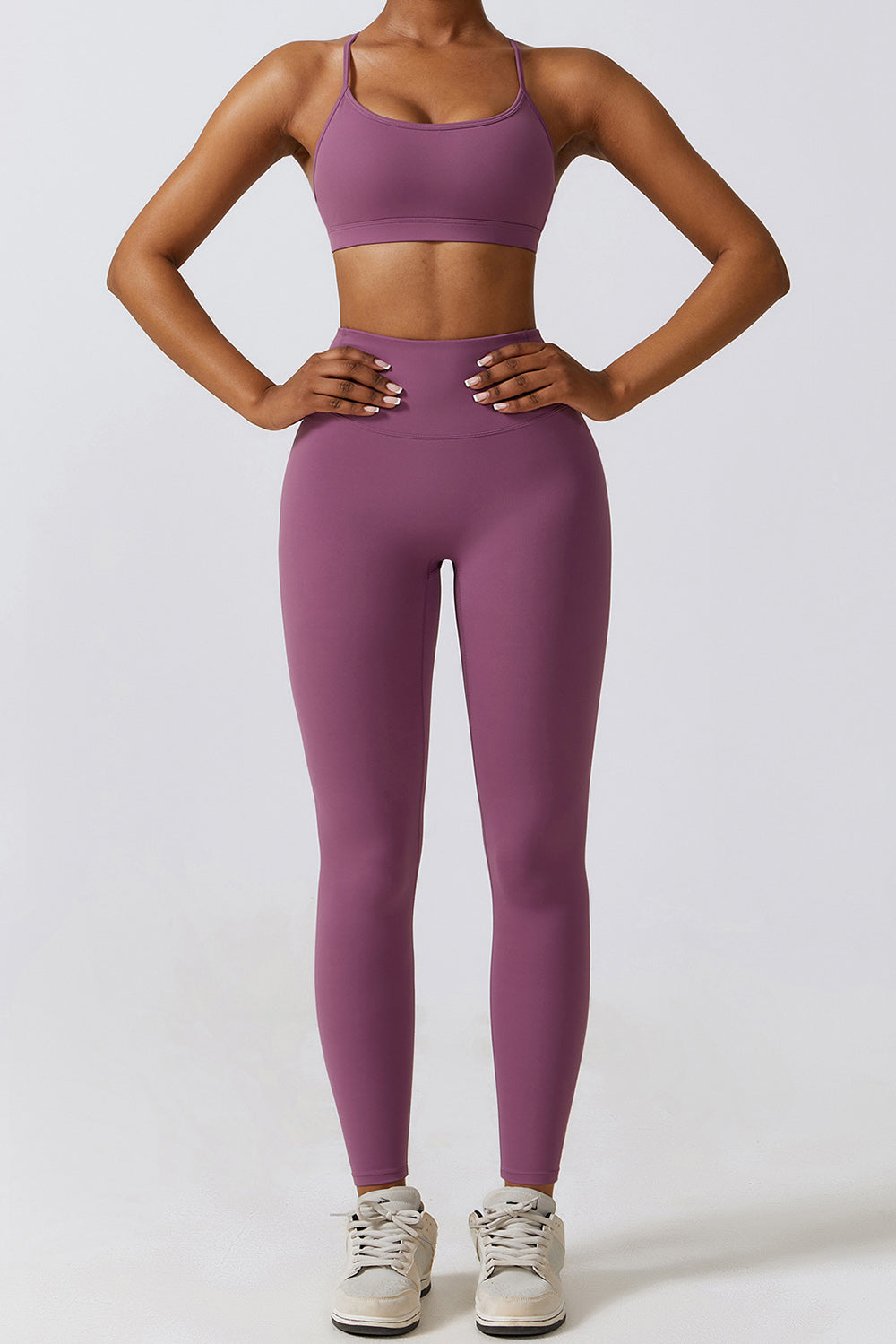 Force &amp; Flow Sports Bra Purple – Power and Movement in Every Workout