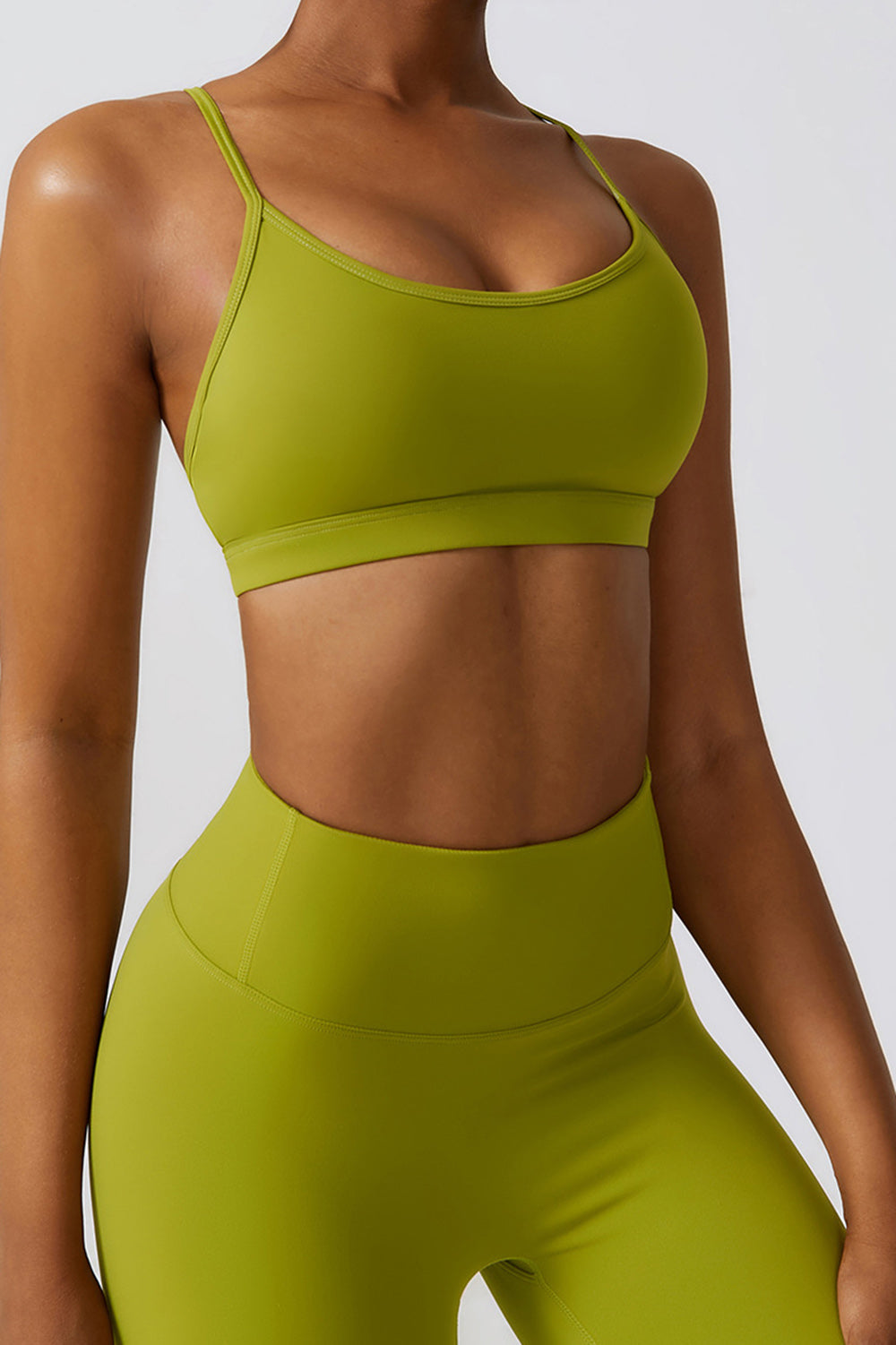 Force &amp; Flow Sports Bra  green– Power and Movement in Every Workout