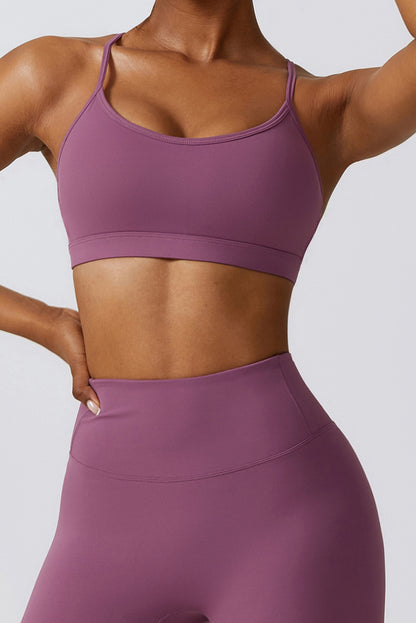 Force &amp; Flow Sports Bra Purple – Power and Movement in Every Workout